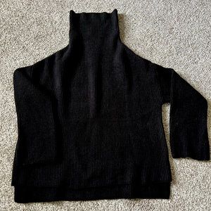 Belle Sleeve Black Sweater